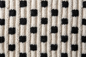 Sticker - Checkered pattern knitted wool texture clothing knitting.