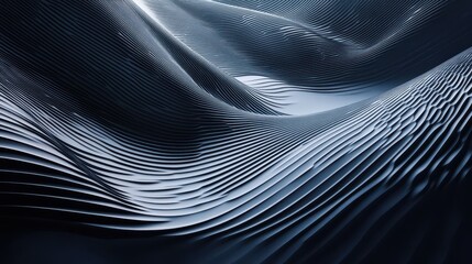 Aufkleber - An abstract futuristic shape with a sleek, 3D render showcases cutting-edge design and modern aesthetics.