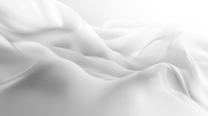 Fototapete - An abstract grainy background featuring subtle gray liquid lines and wave shapes on a white backdrop, with a noise texture effect.