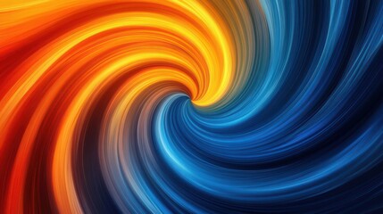 Aufkleber - An abstract poster design featuring a color swirl vortex with a grainy background and noise texture.