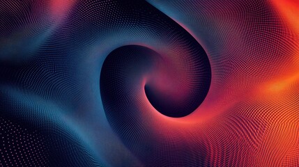 Aufkleber - An abstract poster design featuring a color swirl vortex with a grainy background and noise texture.