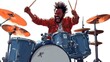 © Sakdecha - Energetic Drummer Performing on Stage with Passionate Expression