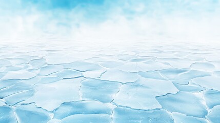 Wall Mural - cool blue and white icy background with frozen texture, perfect for winter or frosty themes