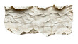 © Rashid - Crumpled Beige Paper Texture Grunge Style Vintage Background Torn Edges Isolated on Black