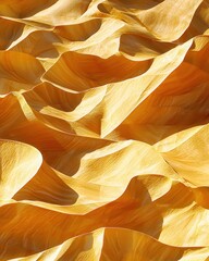 Wall Mural - abstract yellow textures in natural wave patterns of sand dunes