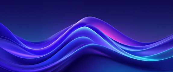 Wall Mural - indigo gradient glowing color background