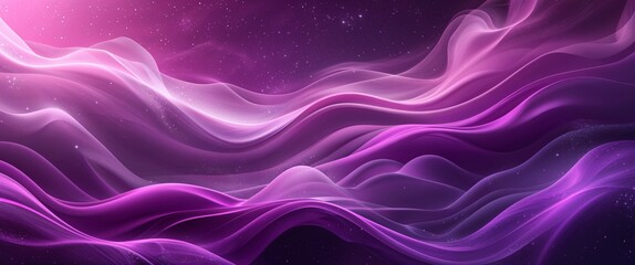 Wall Mural - magenta silky misty glowing background with smooth gradient and cosmic texture