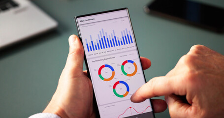 Aufkleber - Business Data Analytics Dashboard