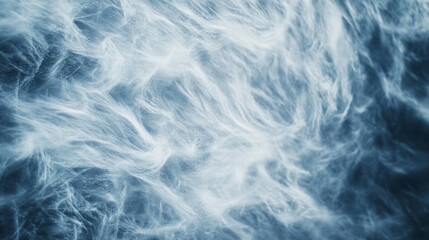 Wall Mural - Abstract Blue and White Flowing Texture Background with Soft Delicate Veins