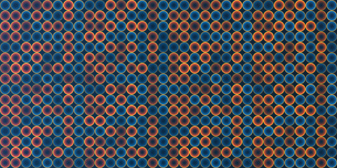 Wall Mural - abstract partially faded spotted pattern, small circular gradient shapes, spots of random sizes and 