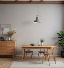 Scandinavian inspired minimalism with wooden furniture, Nordic, Minimalist, Design, Furniture, Wooden