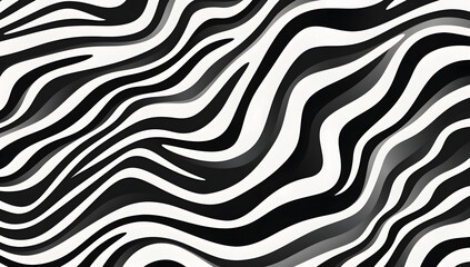 Wall Mural - Black and White Abstract Background
