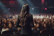 © Rawpixel.com - Motivational speaker audience standing concert.
