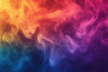 Poster - Vibrant swirling colors create a mesmerizing abstract pattern in a stunning display of light and motion
