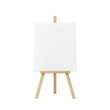 © Natnicha - A blank canvas on an easel, ready for creativity and artistic expression.