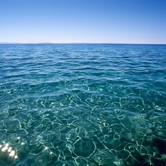 Tranquil Ocean Waves Coastal Beach Nature Photography Clear Blue Water Serene Environment Aerial View