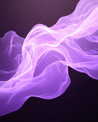 Poster - A modern abstract piece featuring interlocking webs of violet lightning, highlighted by bright accents and blurred arcs for a dynamic effect,