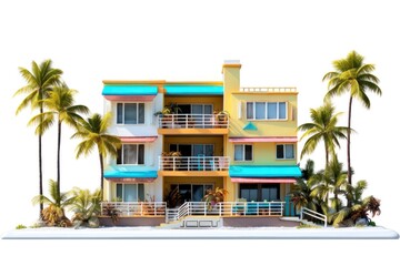 Wall Mural - Building resort architecture outdoors.