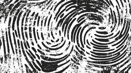 Fototapete - Mesmerizing Monochrome Swirls Captivating Abstract Geometric Pattern with Hypnotic Optical Illusion  Visually striking black and white design with dynamic fluid movement and a futuristic