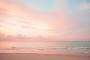 Wall Mural - Aesthetic sky beach outdoors horizon.