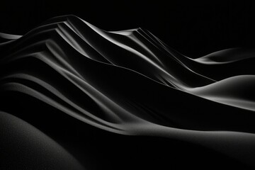 Wall Mural - Dark Sand Dunes Abstract Landscape Photography