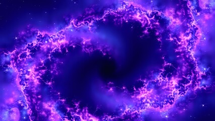 Wall Mural - Cosmic Odyssey: Vibrant Spiral Galaxy in Deep Space