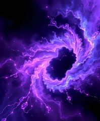 Wall Mural - cosmic vortex: a mesmerizing galactic structure