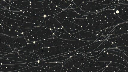 Wall Mural - Celestial Network.
