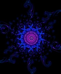 Wall Mural - Cosmic Galaxy Cluster in Deep Space
