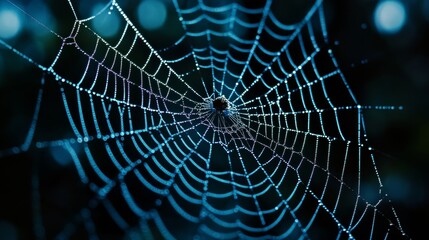 Just like a spiderâ€™s web, a network connects us all, no matter how far apart we may seem. 