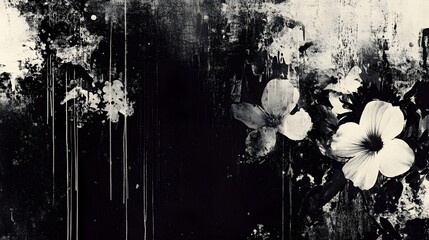 Aufkleber - Ethereal Floral Dreamscape A Surreal Photographic of Nature s Mystique  This captivating image blends elements of the natural and the otherworldly