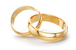 © Sashkin - A pair of gold wedding rings - cut out png