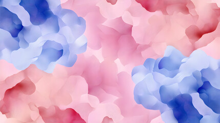 Wall Mural - Abstract pink and blue cloudscape background. Ideal for website design or presentation