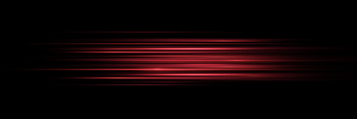 Wall Mural - abstract light effect line. speed ??vector illustration, road. laser beams isolated on black backgro
