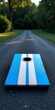 © vivekFx - Cornhole is a popular outdoor game where players toss beanbags onto a raised platform with a hole, scoring points based on the distance from the hole