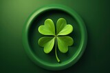 A four-leaf clover is a rare variation of the common three-leaf clover
