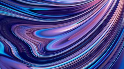 Poster - Abstract fluid pattern with vibrant colors, digital swirl art. Modern background design concept
