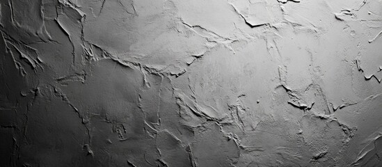 Wall Mural - textured gray wall surface with rough edges and uneven patterns suitable for various backgrounds and