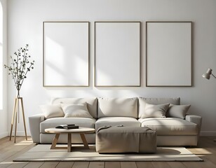 Wall Mural - Living Room Interior Design.`````````````````````````````````````````````````