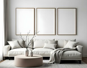 Wall Mural - Living Room Interior Design.`````````````````````````````````````````````````