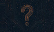 © Mahmud - Futuristic Circuit Board Question Mark on Black Background
