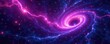 © Janmo - Purple plasmatic filaments emanate from a black hole's core, blackhole, voidpulsar