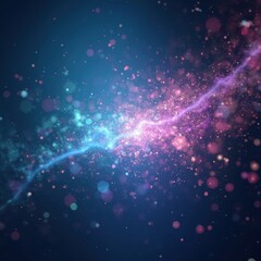 Poster - A Vibrant Swirling Galaxy in the Cosmic Vortex