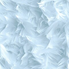 Wall Mural - frosted ice texture with crystalline patterns seamless tile background square content design in a co