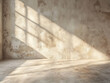 © PixelVision - Serene wall with soft lighting creating gentle shadows in a tranquil setting