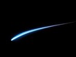 © Sergey - A striking image of a bright blue lightning bolt piercing through a dark background, creating a dramatic contrast of light and shadow.