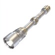 © ธนากร บัวพรหม - A sleek and powerful flashlight with a metallic finish, ideal for outdoor adventures and emergency situations. Its beam is bright, durable construction ensures reliability.
