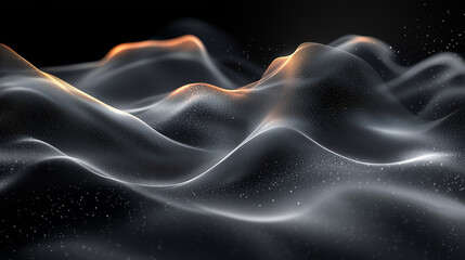 Wall Mural - black fabric textile background