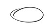 © Pixora - Hand-drawn circle highlighter marker isolated on the transparent background. Marker circle hand drawn.