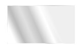 Polished, transparent glass plate.  Glossy plastic or acrylic sheet.  Isolated on a transparent background with realistic light effects.  Perfect for window, screen, or display overlays.  PNG 